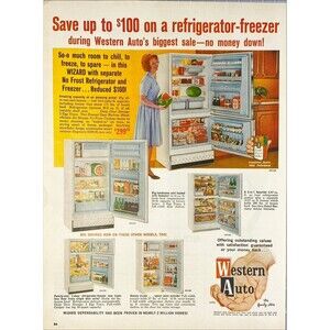 Western Auto "The Family Store" Vintage Print Ad 1963